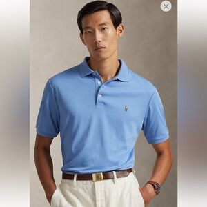 Polo Ralph Lauren soft cotton polo sky blue